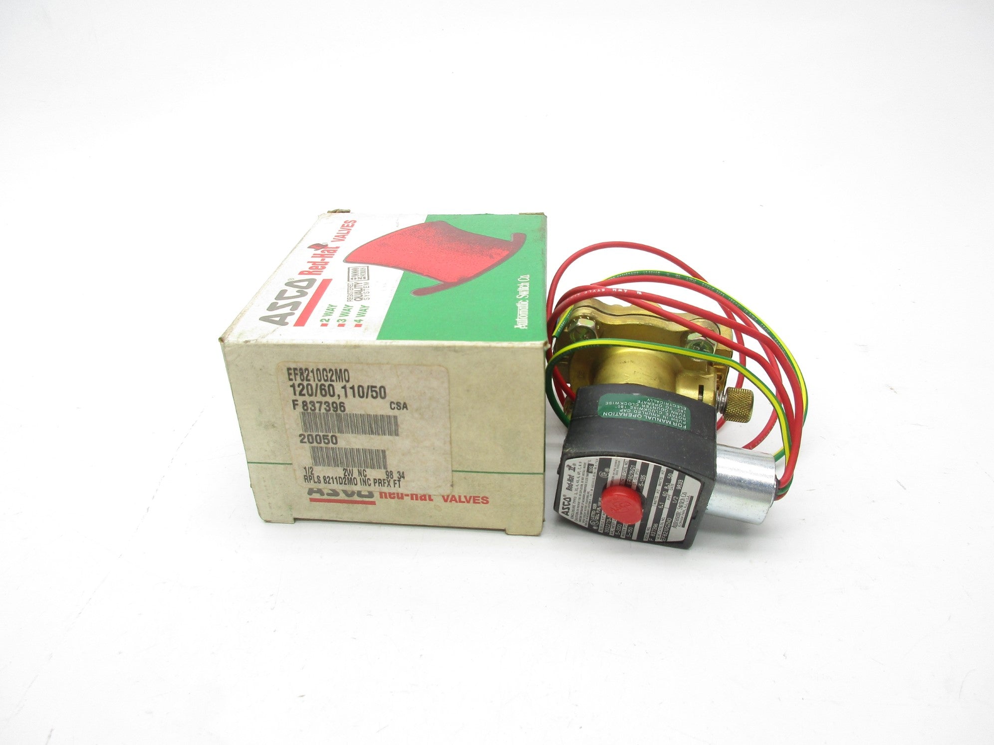 ASCO EF8210G2M0 110/120V 5-200PSI 5-150PSI NSMP