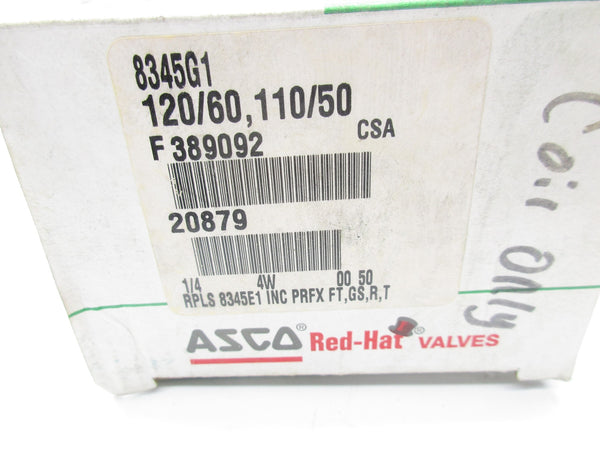 ASCO 8345G1 110/120V 10-150PSI 1/4" NSMP