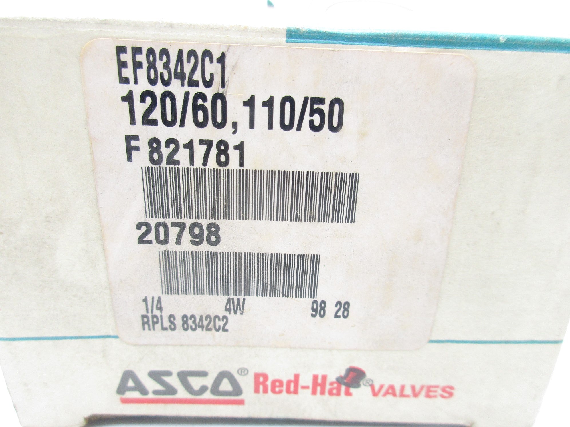 ASCO EF8342C1 120/60 110/50 NSMP
