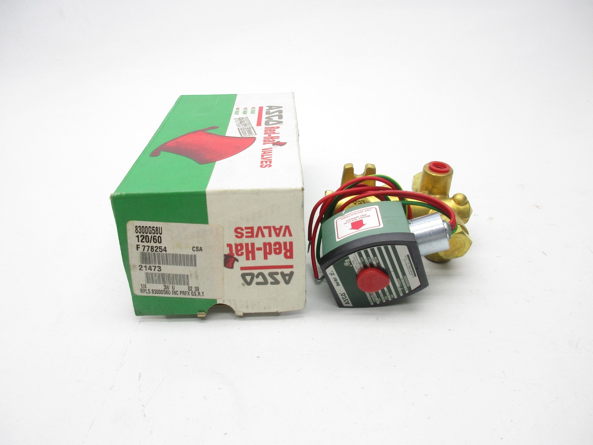 ASCO 8300G58U 120V 150PSI 1/4" NSMP