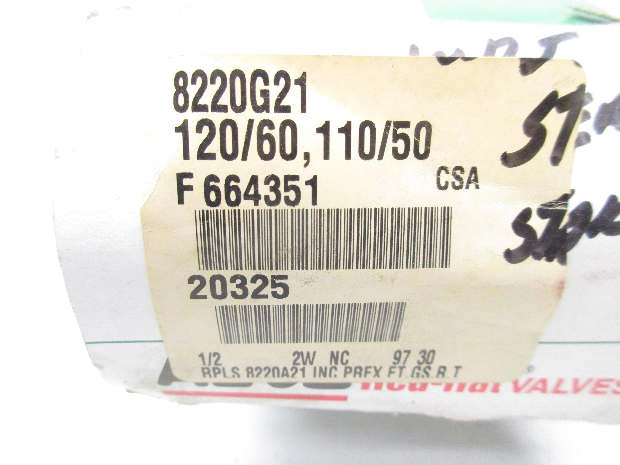 ASCO 8220G21 120/60 110/50 NSMP