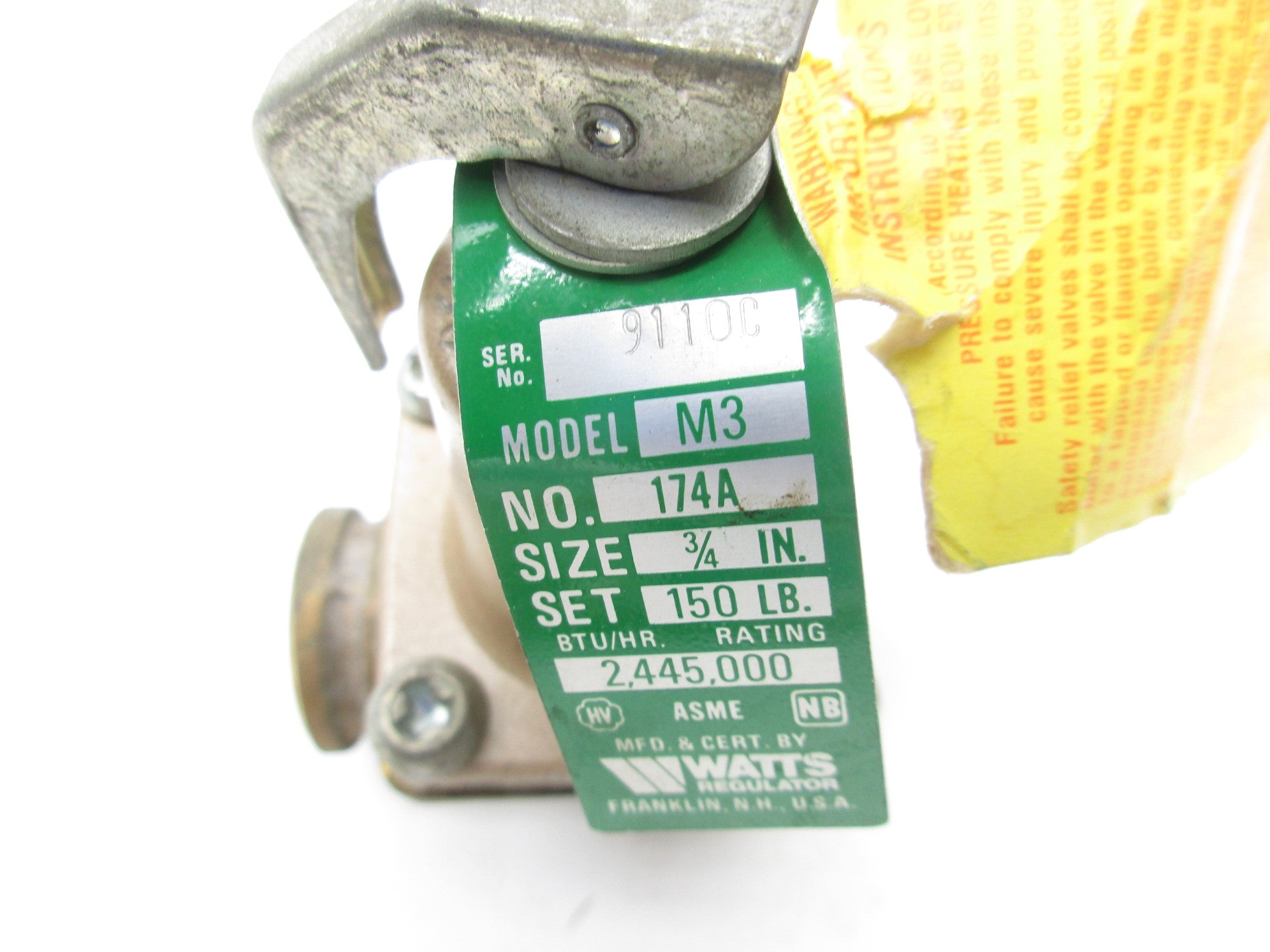 WATTS M3 174A UNMP