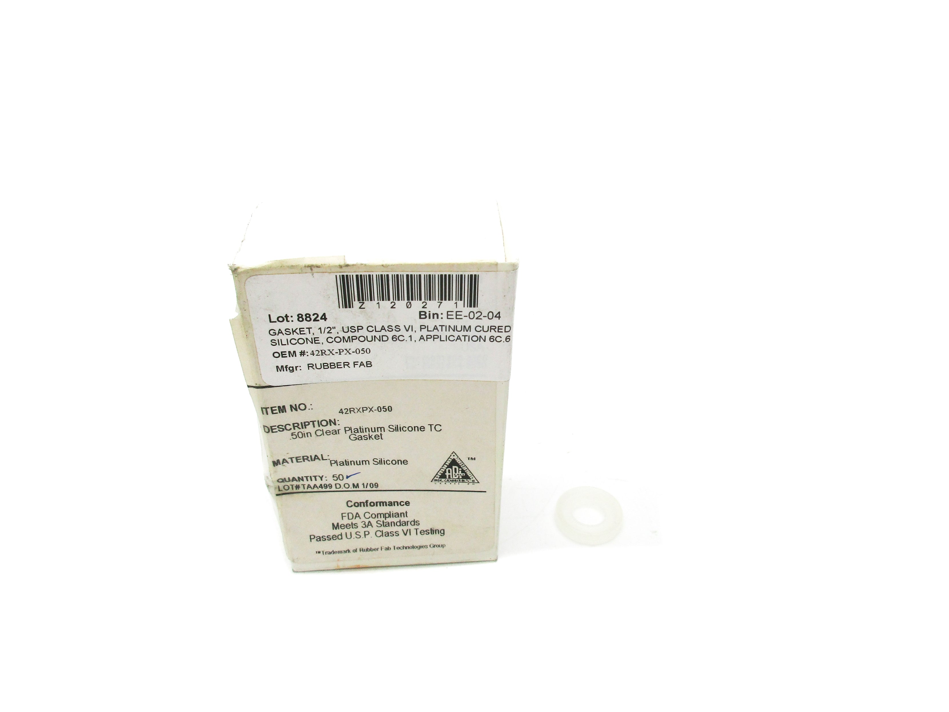 RUBBERFAB 42RXPX-050 (PKG OF 50) NSMP