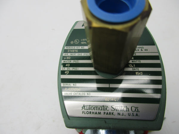 ASCO 8314G7 110/120V 40PSI 1/4" NSNP