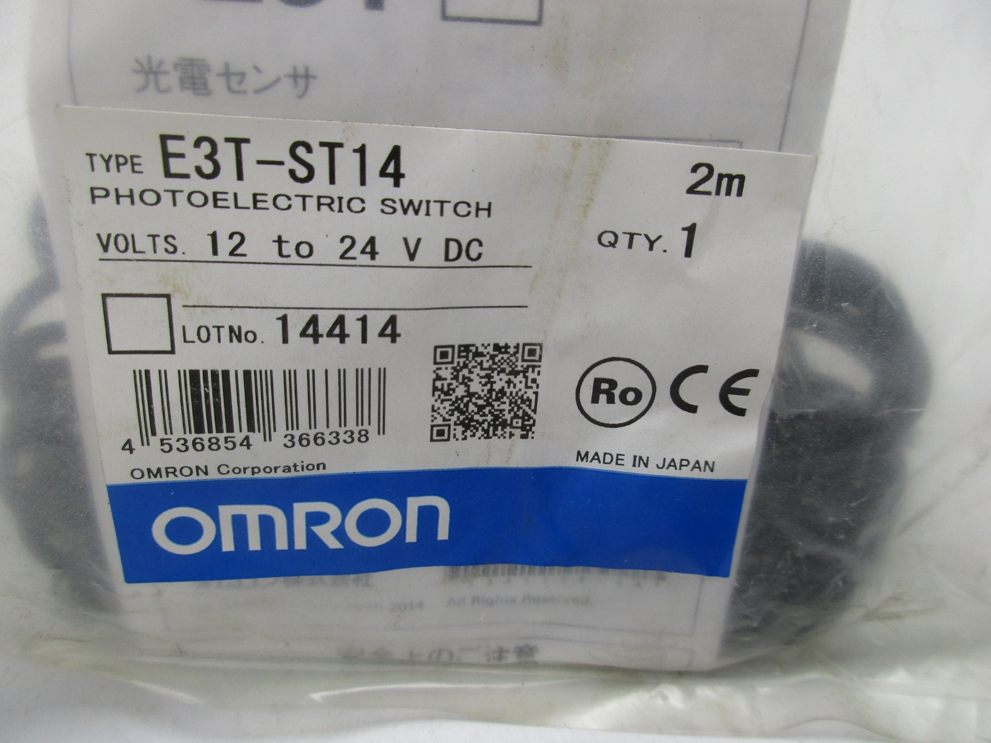 OMRON E3T-ST14 2M NSMP