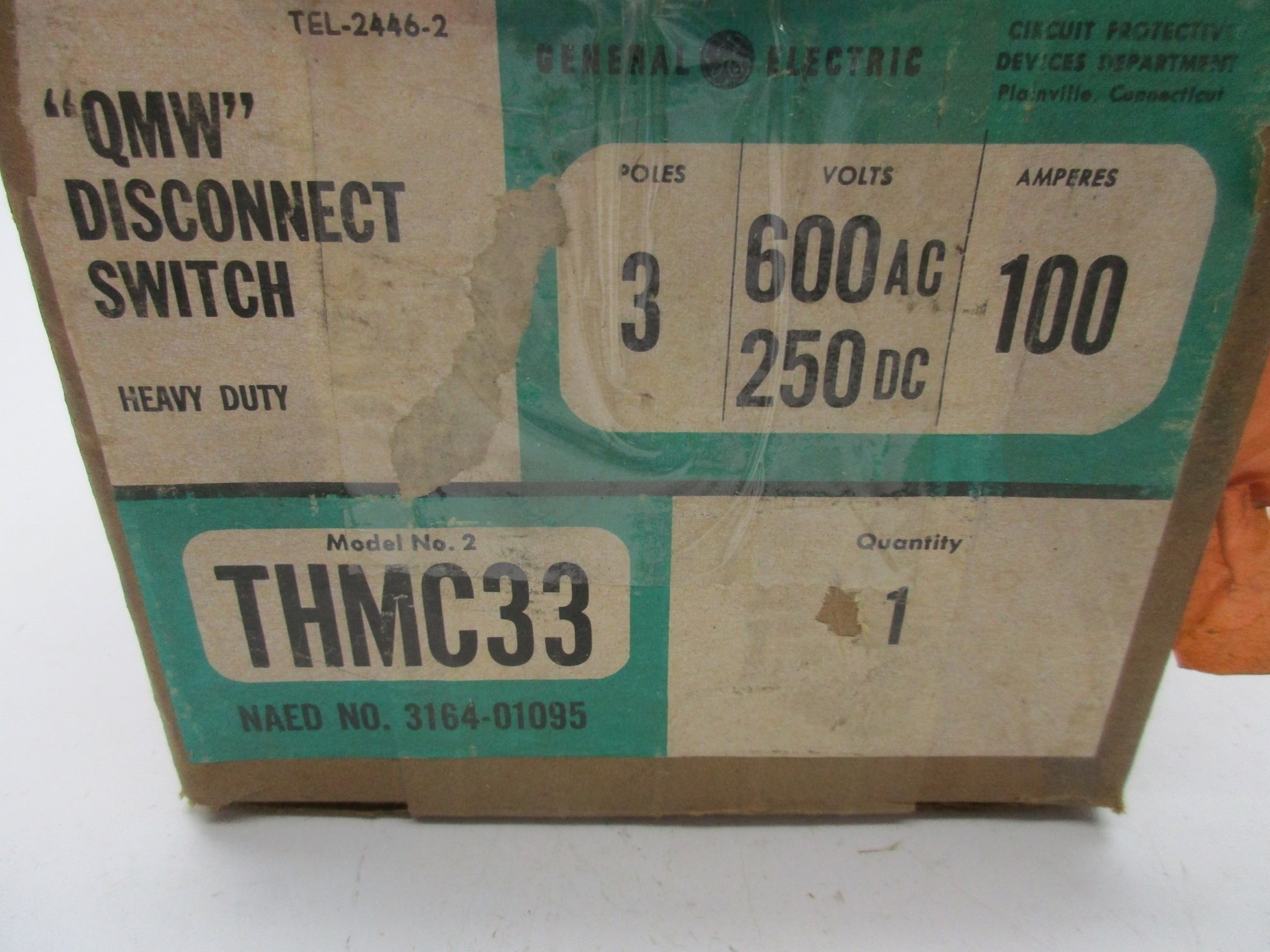 GENERAL ELECTRIC THMC33 NSMP
