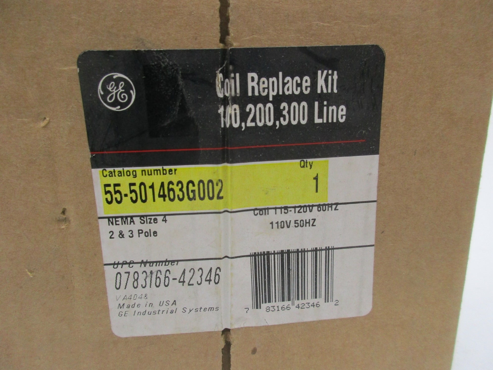 GENERAL ELECTRIC 55-501463G002 110/120V NSFS