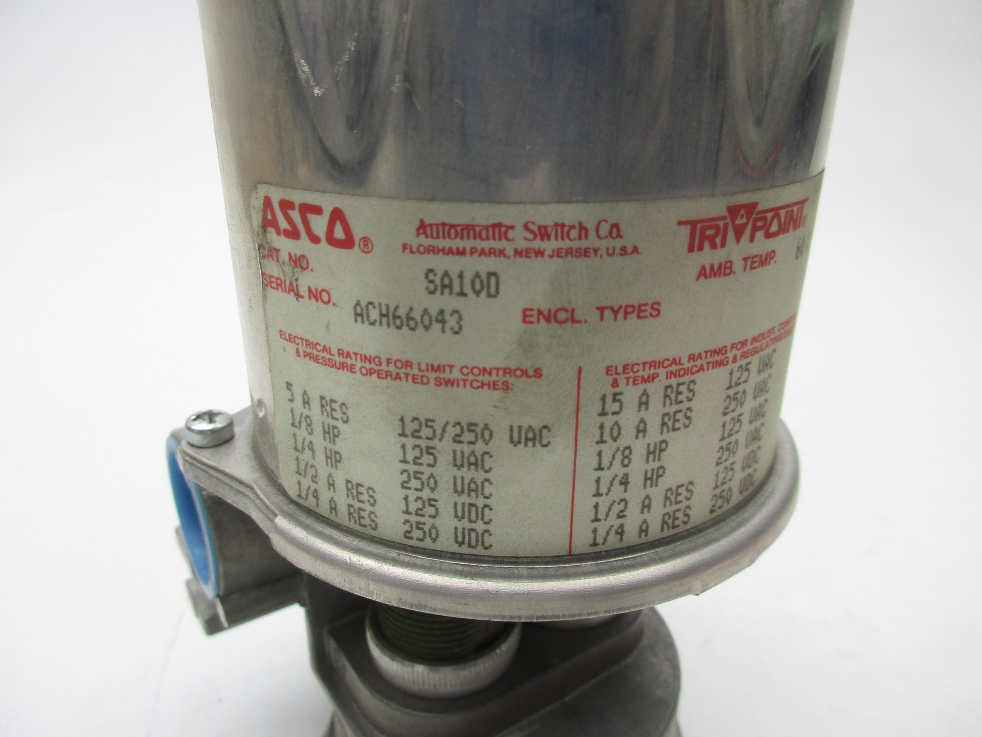 ASCO SA10D 125/250VAC NSNP