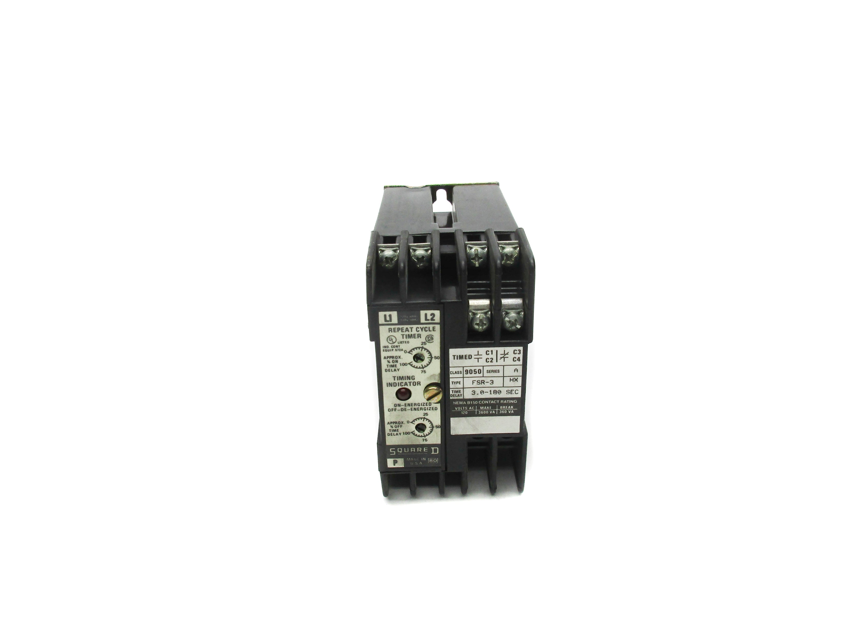 SQUARE D 9050FSR3 SER. A 120VAC (AS PICTURED) NSNP