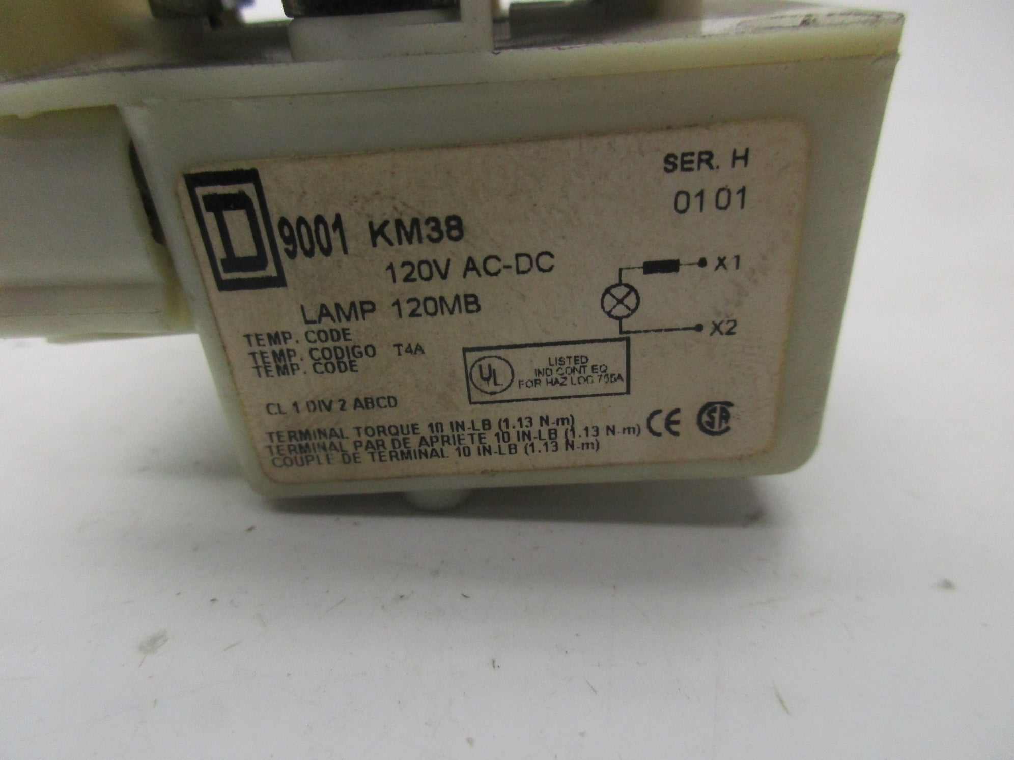 SQUARE D 9001KM38 SER. H (AS PICTURED) NSNP