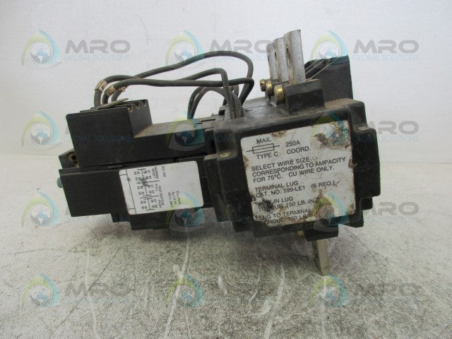 ALLEN BRADLEY 193-HPD110 SER. A ADJUSTABLE OVERLOAD RELAY *USED*