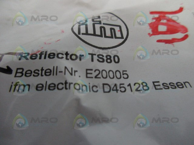 IFM EFECTOR E20005 PRISMATIC REFLECTOR * NEW IN FACTORY BAG *