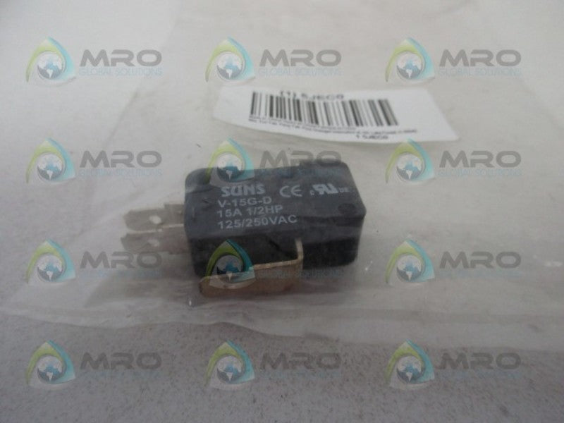 SUNS V-15G-D SNAP ACTION SWITCH * NEW IN FACTORY BAG *