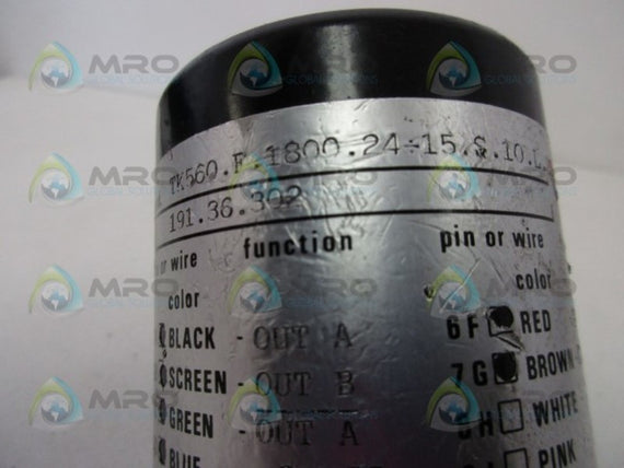 TEKEL TK560.F.1800.24.15.S.10 ENCODER * USED *