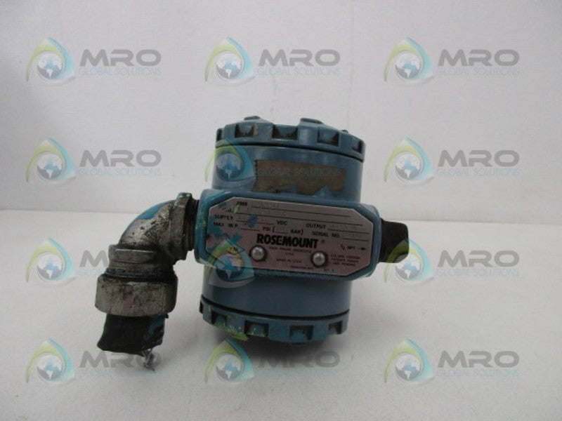 ROSEMOUNT 2088G2A22A1 PRESSURE TRANSMITTER  UNMP