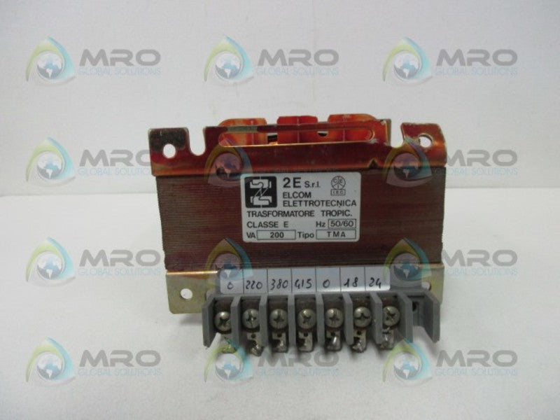 ELCOM TYPE TMA  TRANSFORMER 200VA  UNMP