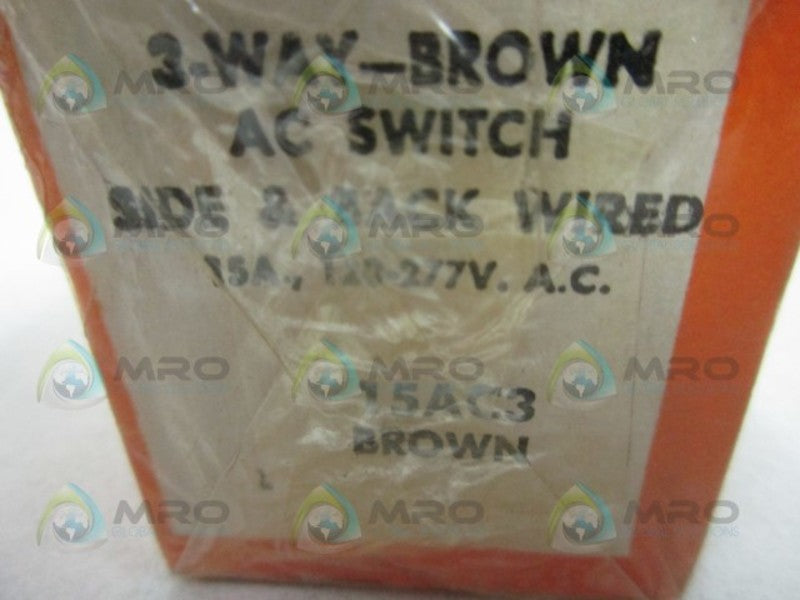 PASS & SEYMOR 15AC3 3-WAY SWITCH  NSMP