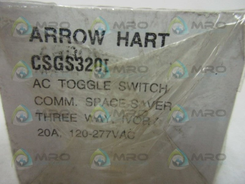 ARROW HART CSGS320I AC TOGGLE SWITCH  NSMP