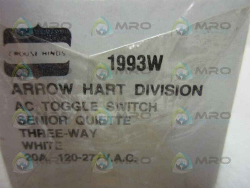 ARROW HART 1993W AC TOGGLE SWITCH  NSMP