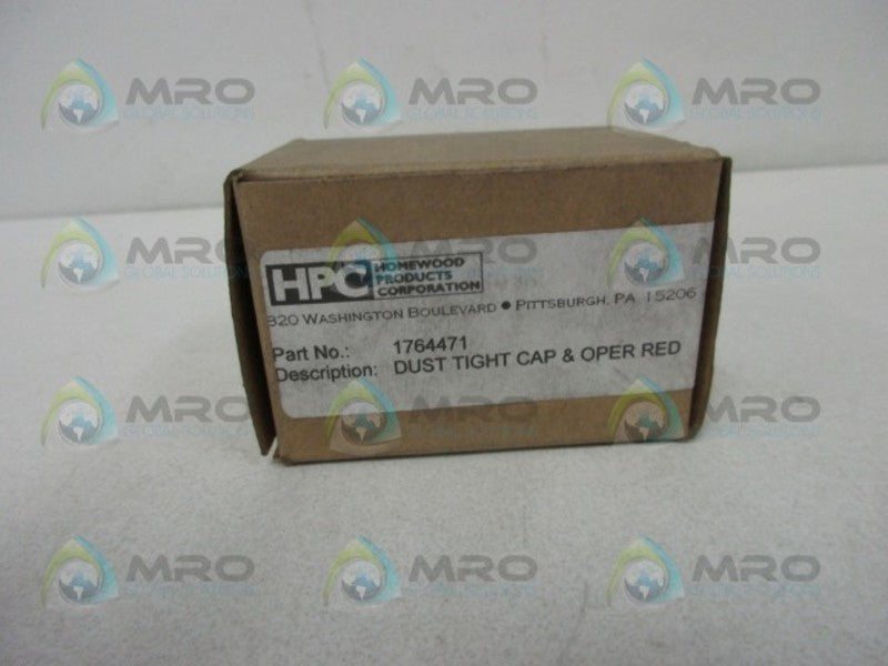 HPC 1764471 DUST TIGHT CAP & OPER RED  NSMP