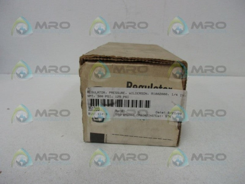 WILKERSON R10-02-000 PRESSURE REGULATOR  NSMP
