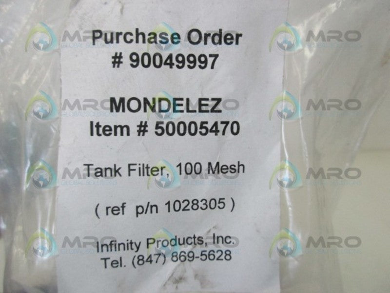 INFINITY PRODUCTS 1028305 TANK FILTER * NEW IN FACTORY BAG *