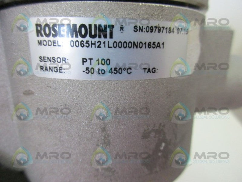 ROSEMOUNT 0065H21L0000N0165A1 SENSOR  NSNP