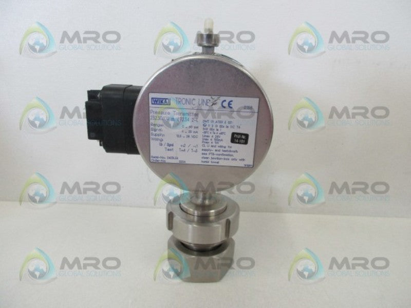 WIKA 232.30.100 PRESSURE TRANSMITTER 0-60 PSI  NSNP