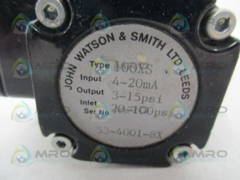 WATSON SMITH 5340018X I/P CONVERTER  UNMP