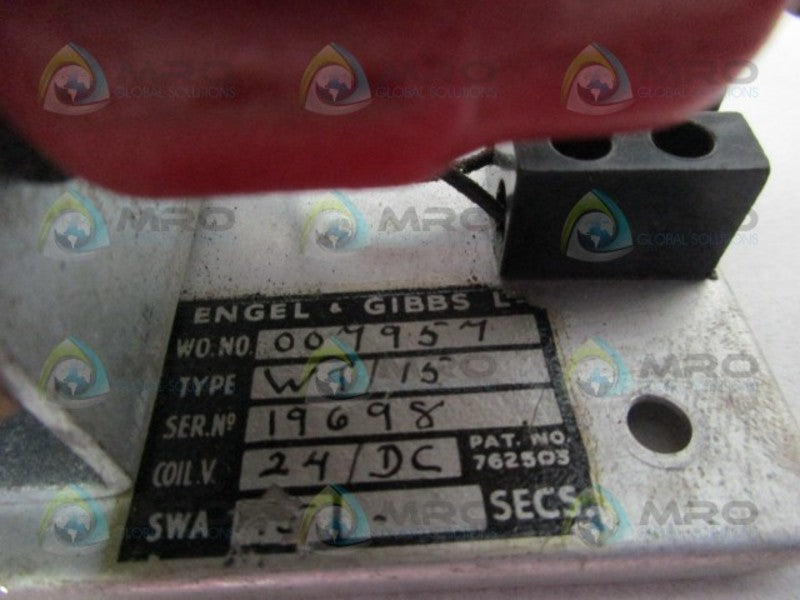 ENGEL & GIBBS TYPE WT/15 UNMP