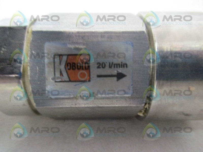 KOBOLD 20I/MIN VALVE  UNMP