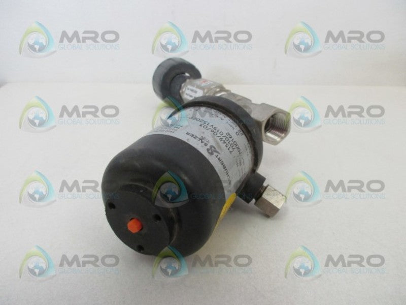 SCHUBERT & SALZER 7010/015V15202P-S-1 PNEUMATIC ACTUATED PISTON VAVE  UNMP
