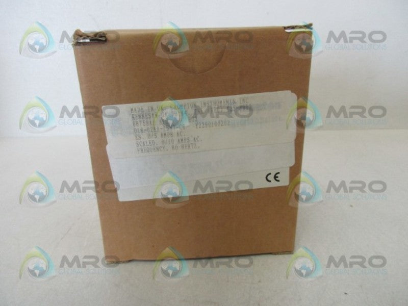 CROMPTON 016-02AA-LSMT-C6 AC AMP METER  NSMP