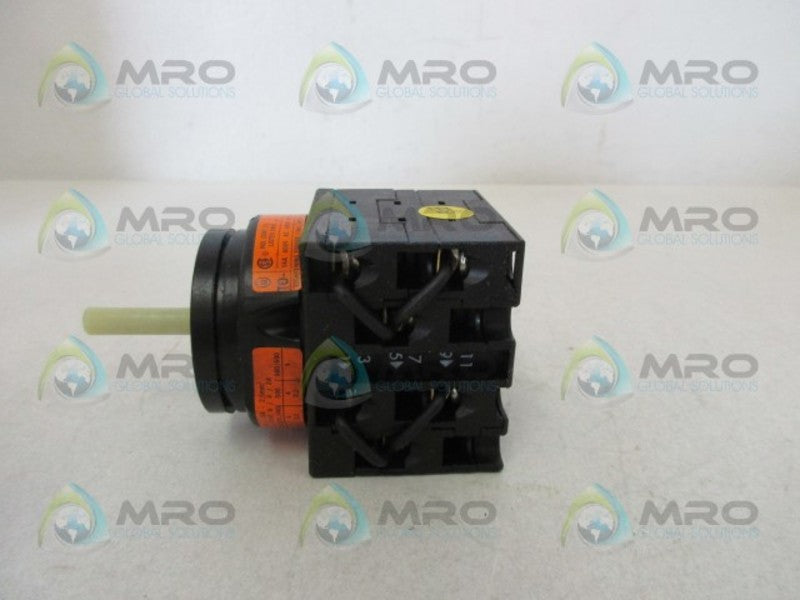 KLOCKNER MOELLER TO-3-8007/E CAM SWITCH (AS PICTURED)  NSMP