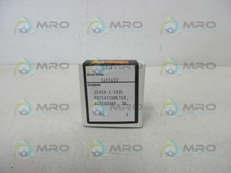 FARNELL 3541H-1-102L POTENTIOMETER  NSFS