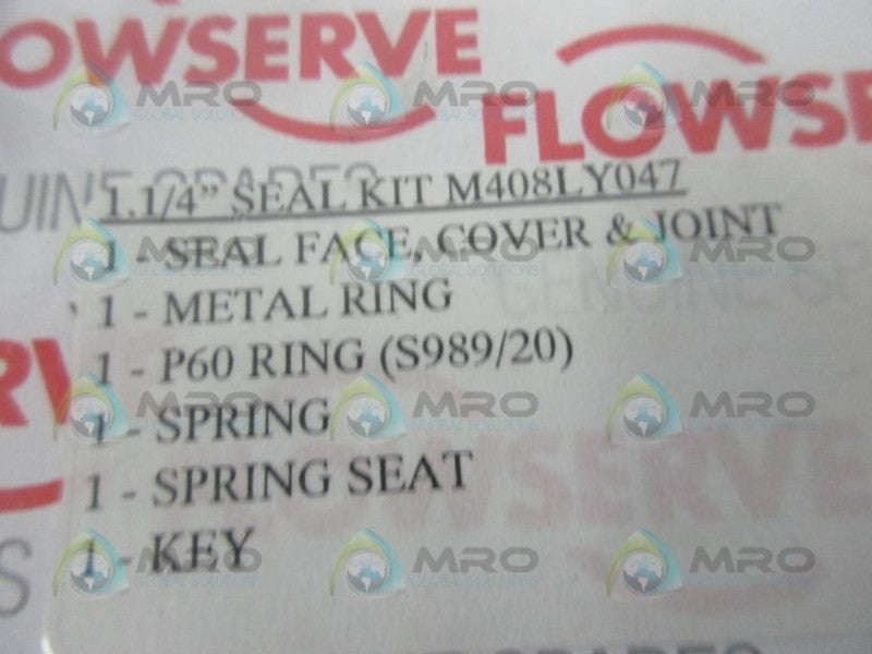 FLOWSERVE M408LY047 SEAL KIT  NSMP
