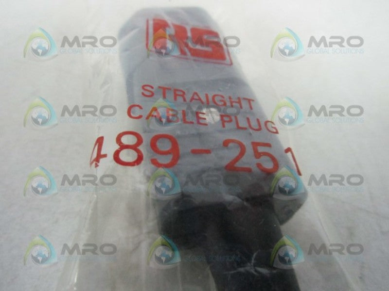 RS COMPONENTS 489-251 STRAIGHT CABLE PLUG  NSMP