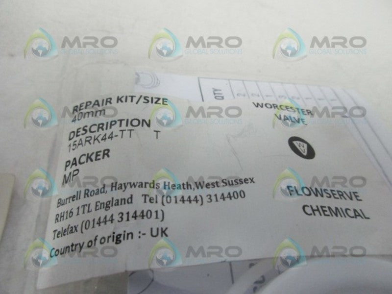 WORCESTER 15ARK44-TT-T REPAIR KIT *NEW IN ORIGINAL PACKAGE*