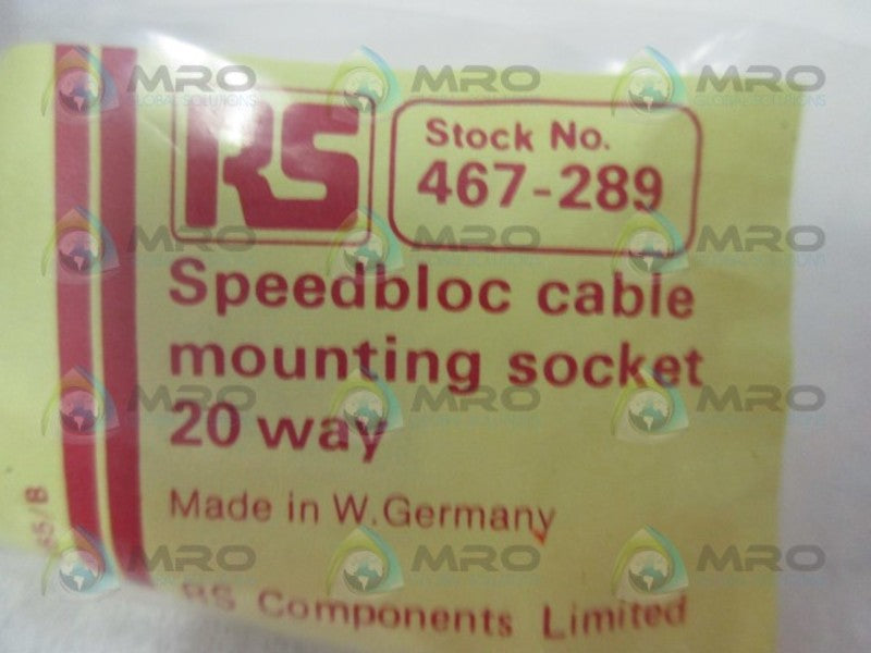 RS COMPONENTS 467-289 CONNECTOR  NSMP
