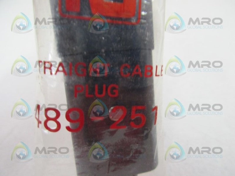 RS 489-251 STRAIGHT CABLE PLUG  NSMP