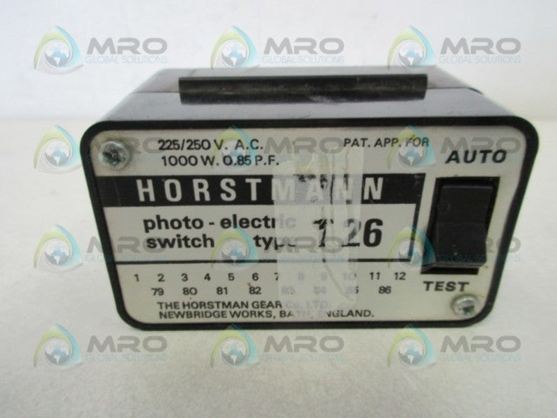 HORSTMANN T26 PHOTO ELECTRIC SWITCH  UNMP