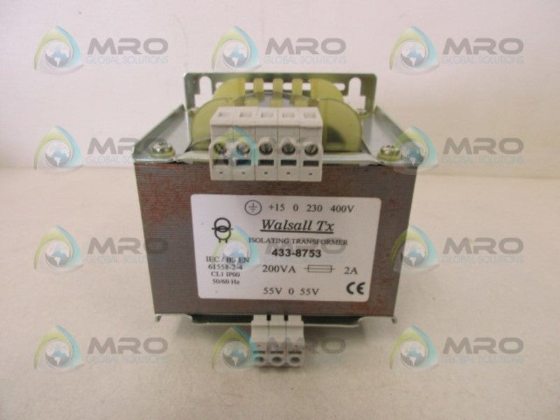 WALSALL WT2003 433-8753 TRANSFORMER  NSNP
