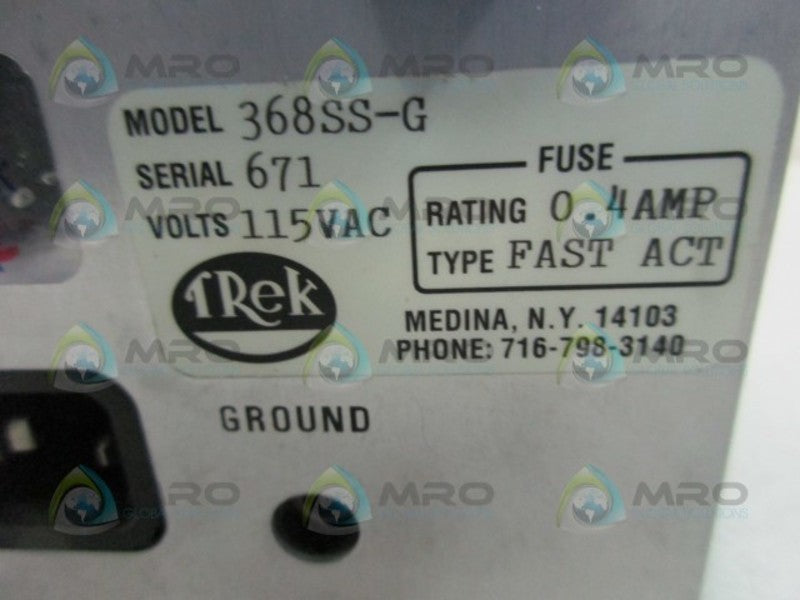 TREK 368SS-G ELECTROSTATIC VOLTMETER (AS PICTURED)  UNMP