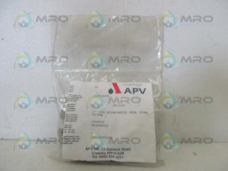APV 244052 1" ISS REINFORCED SEAL RING (PKG OF 20)  NSMP