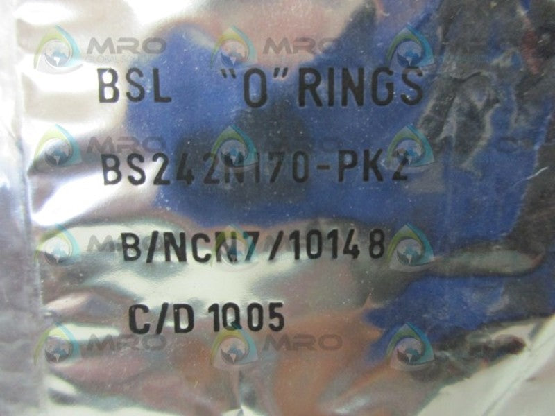 INDUSTRIAL MRO BS242N170-PK2 O-RING * NEW IN FACTOR BAG *