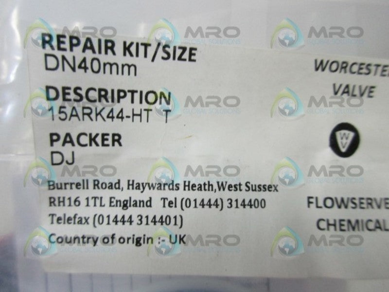 WORCESTER CONTROLS 15ARK44-HTT REPAIR KIT * NEW IN FACTORY BAG *
