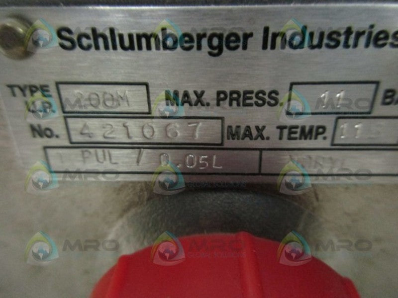 SCHLUMBERGER INDUSTRIES 421067 TRANSDUCER  UNMP