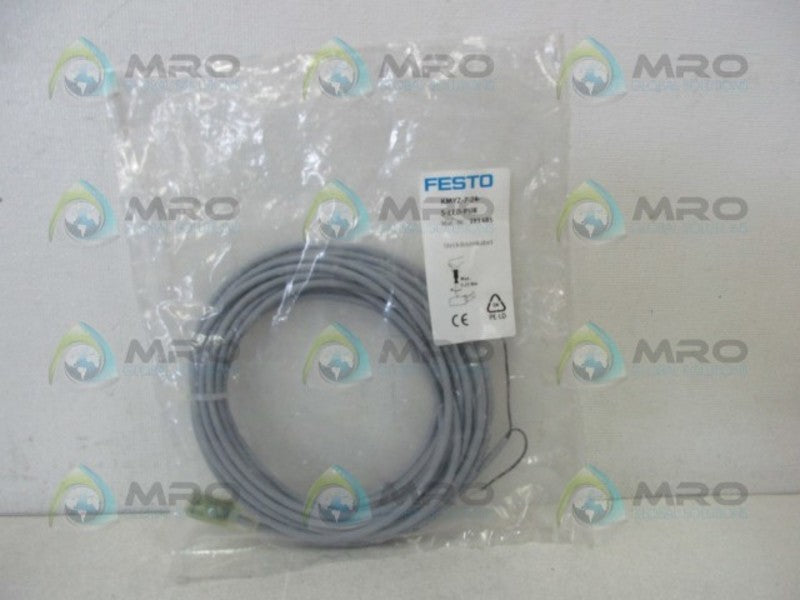 FESTO KMYZ-7-24-5-LED-PUR PLUG SOCKET WITH CABLE * NEW IN FACTORY BAG *