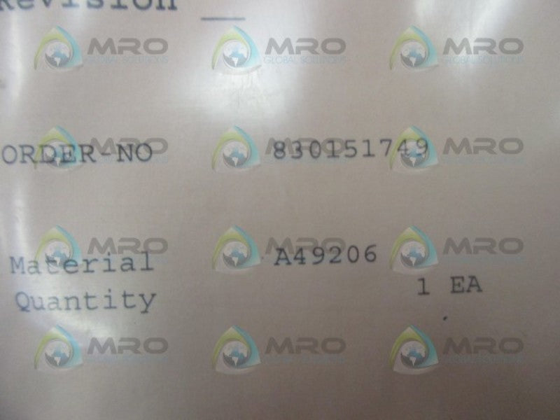 INDUSTRIAL MRO A49206 REPAIR KIT * NEW IN FACTORY BAG *
