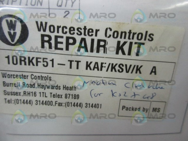 WORCESTER CONTROLS 10RKF51-TT KAF/KSV/K A REPAIR KIT  NSMP